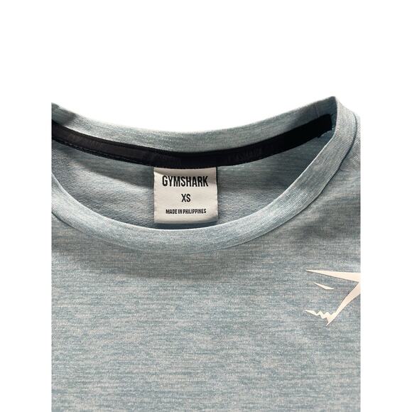Gymshark Smoke Blue Denim Grey Arrival Regular Fit T-Shirt Men's Size XL - Picture 6 of 7